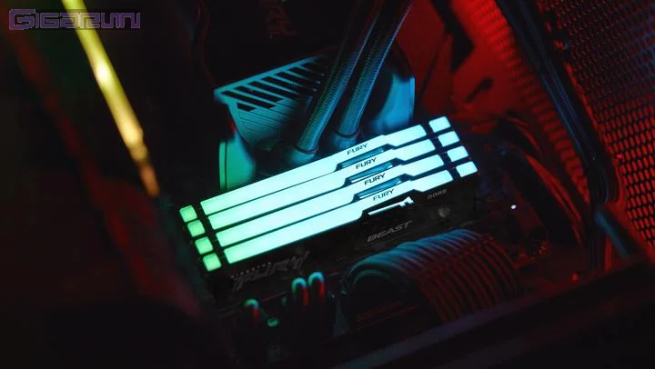 Kit Barrettes mémoire 32Go (2x16Go) DIMM DDR5 Lexar Ares RGB  6400MHz (Noir) – Image 3