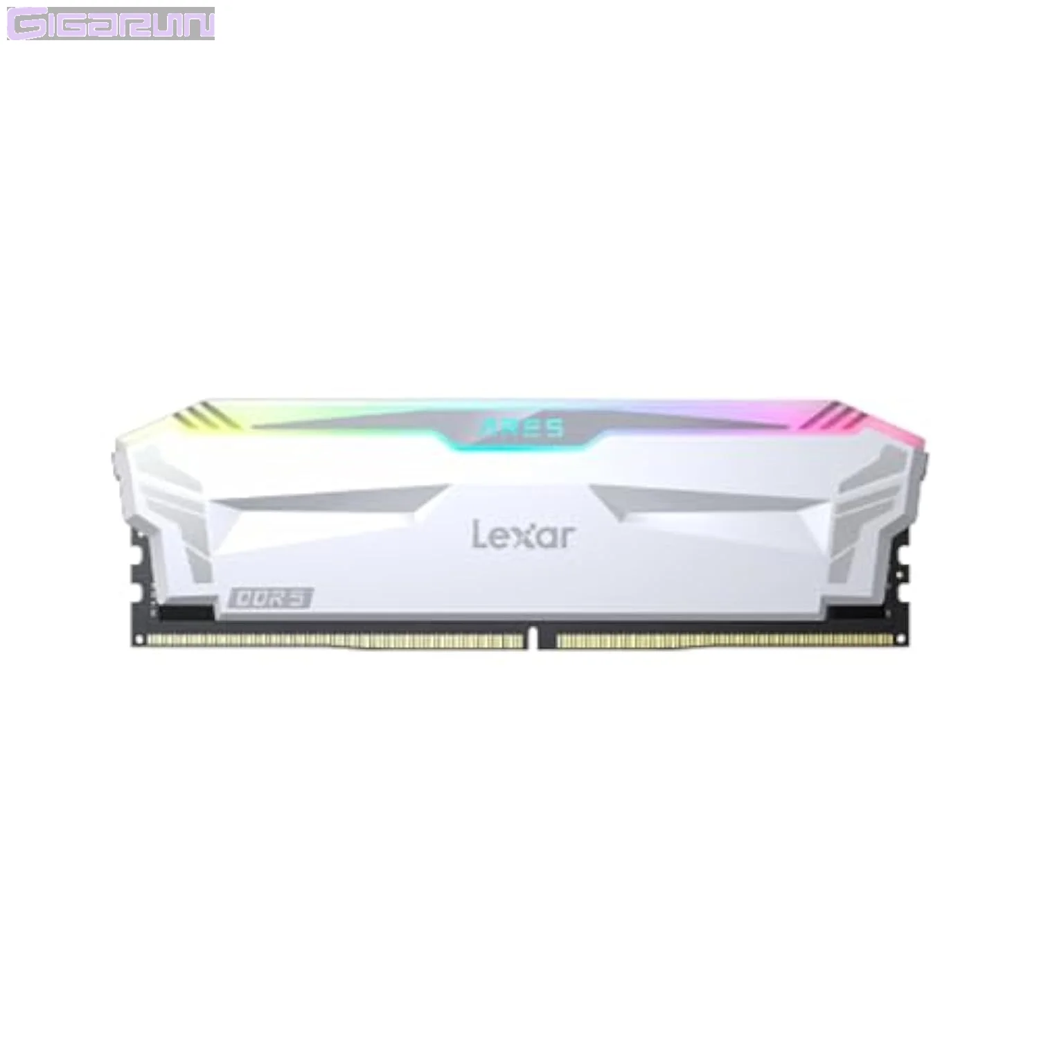Kit Barrettes mémoire 32Go (2x16Go) DIMM DDR5 Lexar Ares RGB  6400MHz (Blanc) – Image 3