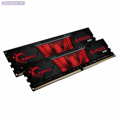 Kit Barrettes mémoire 32Go (2x16Go) DIMM DDR4 G.Skill RipJaws V  2400Mhz (Rouge)