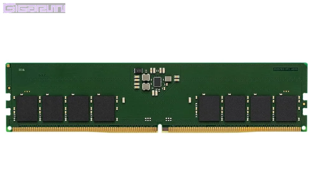 Kit Barrettes mémoire 32Go (2x16Go) DIMM DDR5 Kingston ValueRAM  4800MHz (Vert) – Image 2