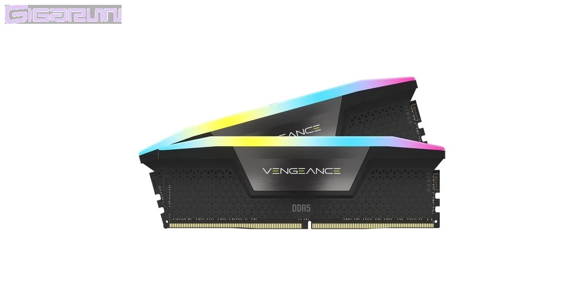 Kit Barrettes mémoire 32Go (2x16Go) DIMM DDR5 Corsair Vengeance  5600MHz CL40 (Noir)