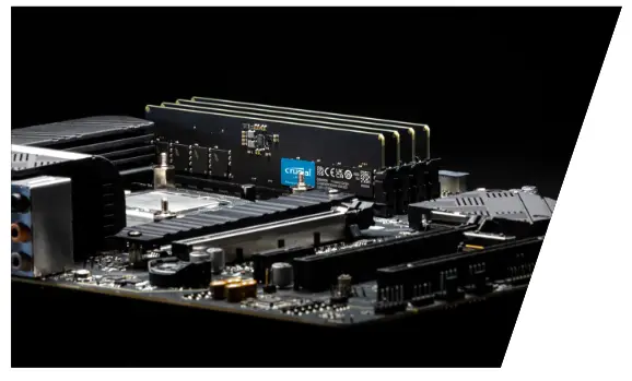 Kit Barrettes mémoire 32Go (2x16Go) DIMM DDR5 Crucial Pro OC Gaming 6400MHz (Blanc) – Image 2