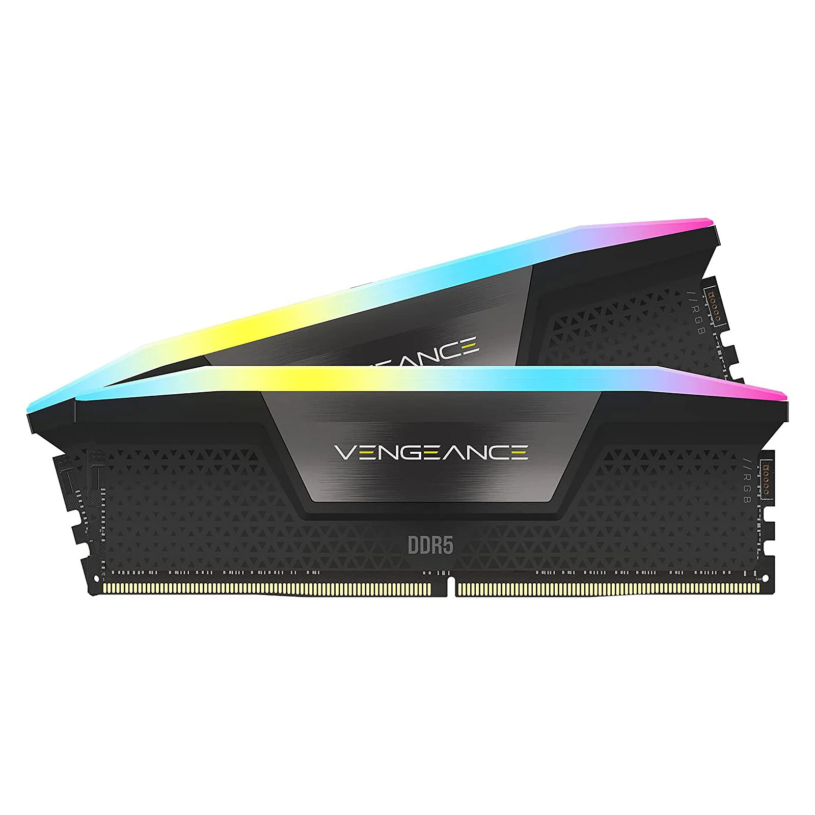 Kit Barrettes mémoire 32Go (2x16Go) DIMM DDR5 Corsair Vengeance RGB  6800MHz (Noir) – Image 2