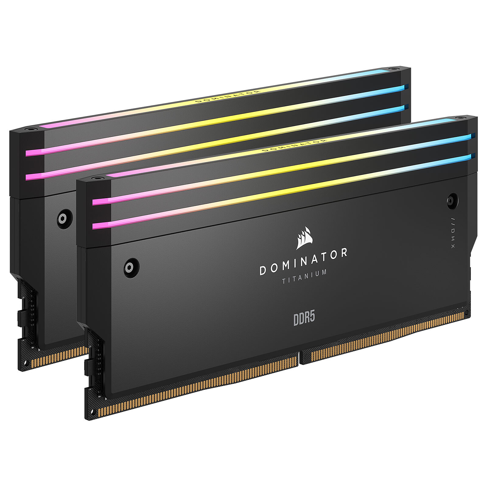 Kit Barrettes mémoire 32Go (2x16Go) DIMM DDR5 Corsair Dominator Platinum RGB 6000MHz (Noir) – Image 3