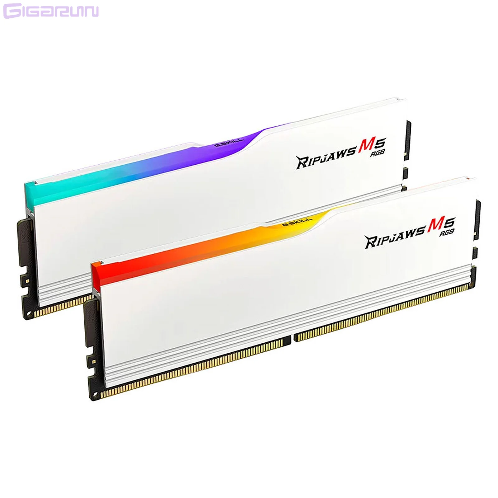 Kit Barrettes mémoire 32Go (2x16Go) DIMM DDR5 G.Skill Ripjaws S5  5200MHz (Blanc)