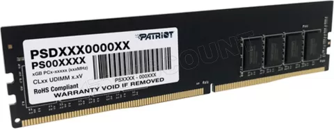Kit Barrettes mémoire 32Go (2x16Go) DIMM DDR5 Patriot Signature Line 5600MHz (Noir)