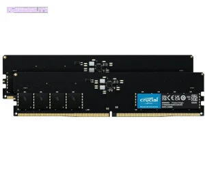Kit Barrettes mémoire 64Go (2x32Go) DIMM DDR5 Crucial Classic 4800MHz (Noir) – Image 4