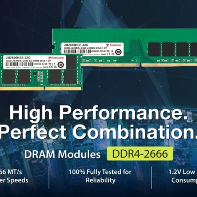 Barrette mémoire SODIMM 16Go DDR4 Transcend JetRam 3200Mhz CL22 (Vert)