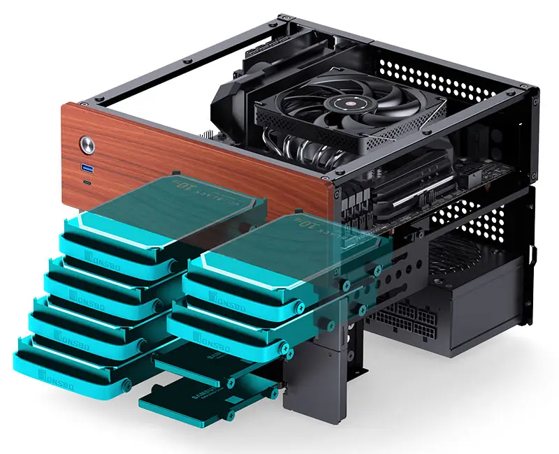 PC ou serveur ou NAS Jonsbo N4 par Gigarun – Image 4