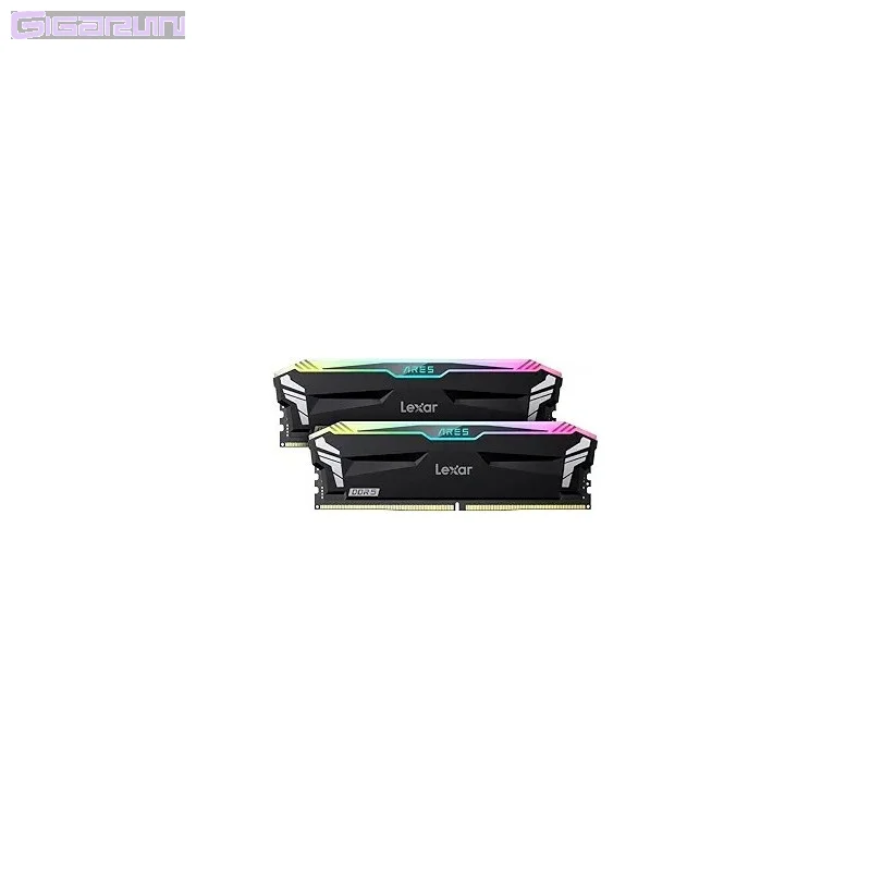Kit Barrettes mémoire 32Go (2x16Go) DIMM DDR5 Lexar Ares RGB 6800MHz (Noir)
