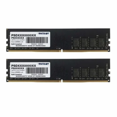 Kit Barrettes mémoire 32Go (2x16Go) DIMM DDR4 Patriot Signature Line  3200Mhz (Noir)