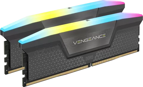 Kit Barrettes mémoire 32Go (2x16Go) DIMM DDR5 Corsair Vengeance RGB  6000MHz CL36 (Noir) – Image 4