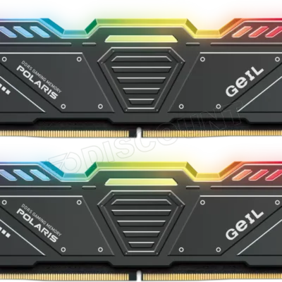Kit Barrettes mémoire 32Go (2x16Go) DIMM DDR5 GeIL Polaris 5200Mhz (Noir)