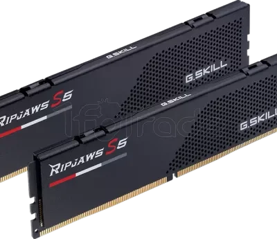 Kit Barrettes mémoire 32Go (2x16Go) DIMM DDR5 G.Skill Ripjaws S5  5200MHz (Noir)