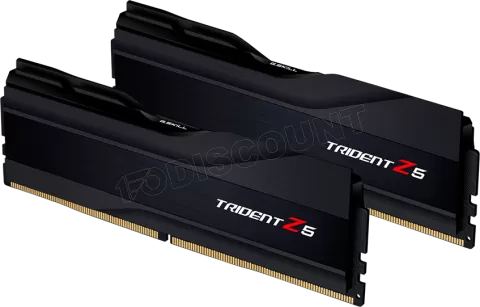 Kit Barrettes mémoire 32Go (2x16Go) DIMM DDR5 G.Skill Trident Z5  6000MHz (Noir) CL36