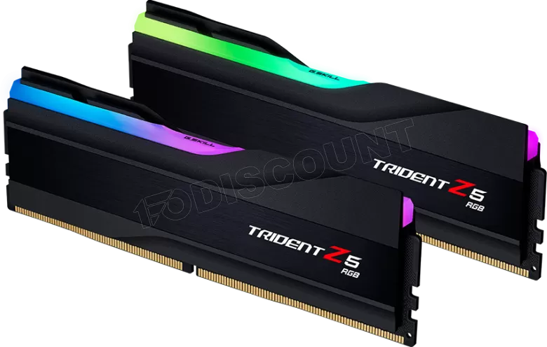Kit Barrettes mémoire 32Go (2x16Go) DIMM DDR5 G.Skill Trident Z5  6000MHz (Noir) CL36 – Image 2