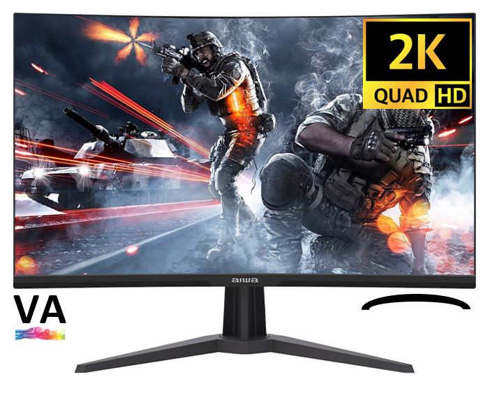 LED 32 incurvé * AIWA NPC MD320C Gaming G5 2ms QHD 165Hz 2HDMI/DP