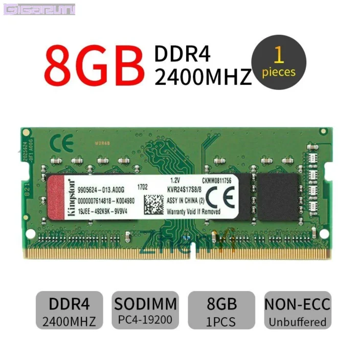 Barrette mémoire 32Go DIMM DDR4 Kingston ValueRAM  3200Mhz (Vert) – Image 4