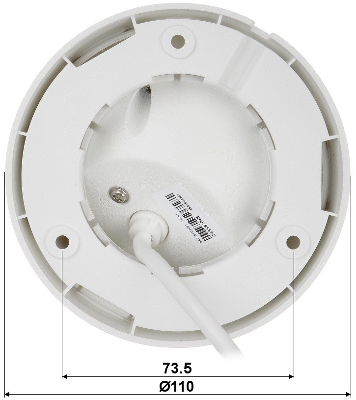 Hikvision DS-2CD1321-I(2.8mm)(F) 2 MP Fixed Bullet Network Camera – Image 2