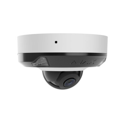 Ajax Systems 126273.214.WH1 Caméra dôme IP DomeCam Mini HL 8 Mp 2.8 mm - blanc