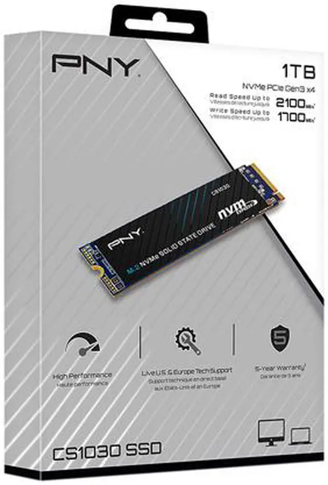 Disque SSD PNY CS1030 1To – NVMe M.2 Type 2280