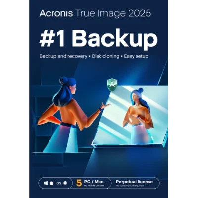 Acronis True Image Essential 5-PC/MAC 1 year