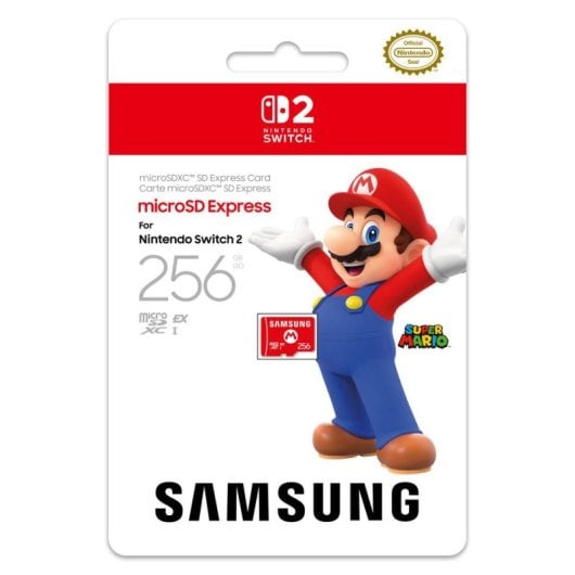 Carte mémoire Micro SD Samsung Nintendo Switch 2 – 256Go