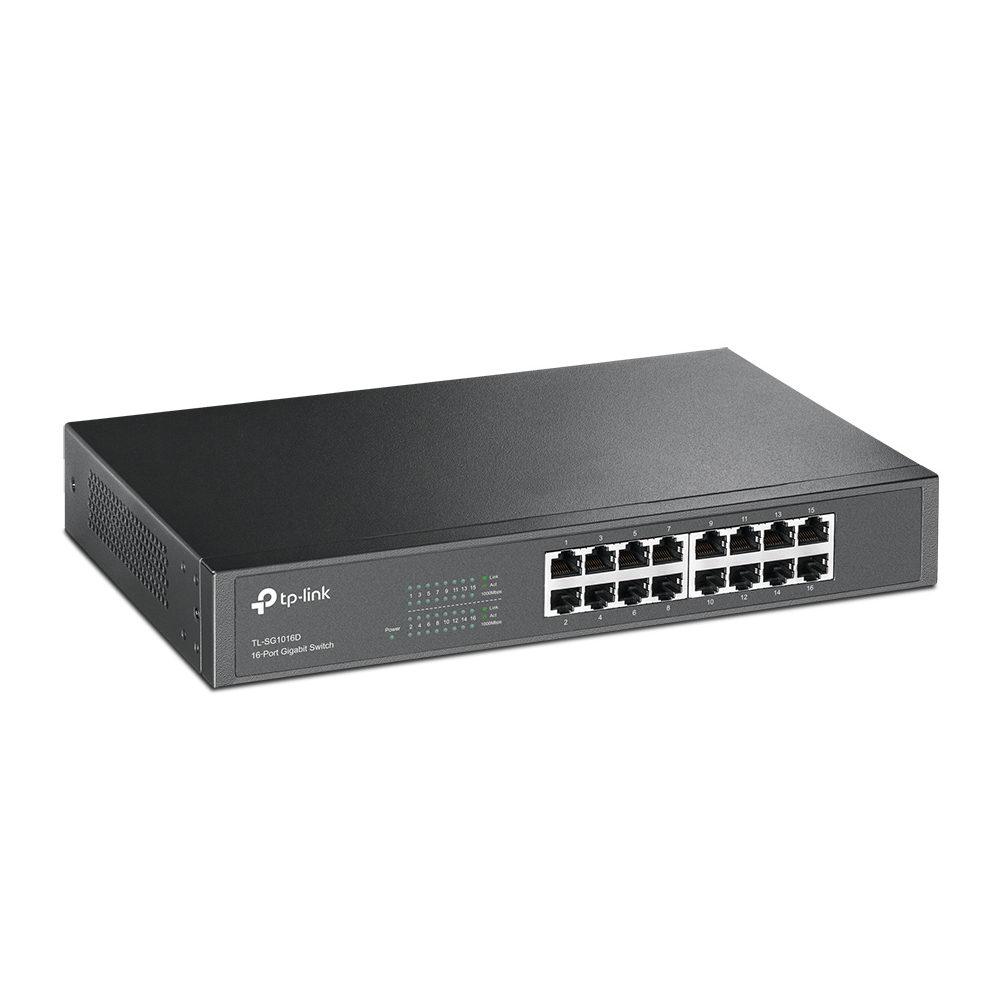 TP-LINK TL-SG1016D * SWITCH 16xGbL desktop/rackable