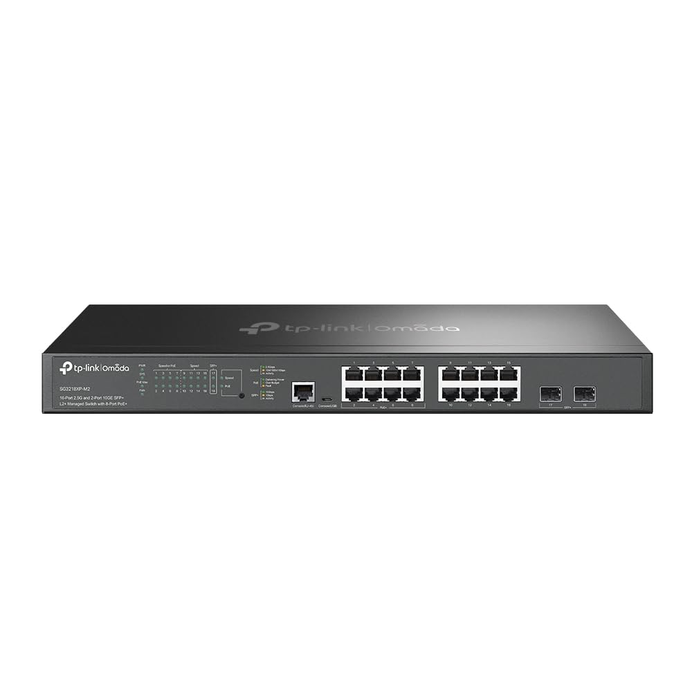 TP-LINK TL-SG3210XHP-M2 * SWITCH 8×2.5GbE 2x10GE dont 8xPoE+ (240W) – Image 2