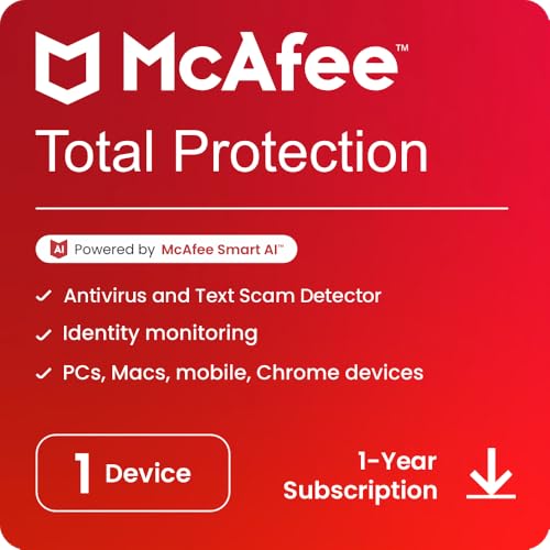 McAfee Total Protection 10-PC 1 an – Image 4