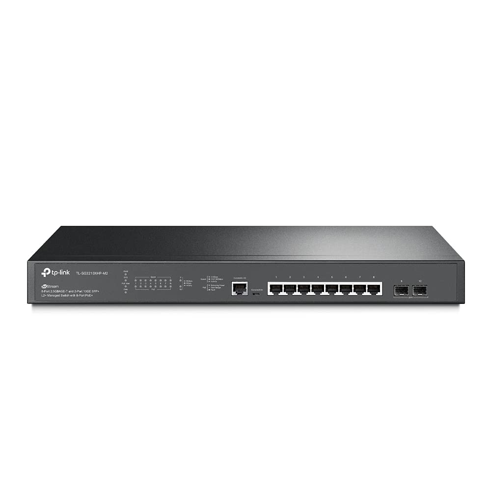 TP-LINK TL-SG3210XHP-M2 * SWITCH 8×2.5GbE 2x10GE dont 8xPoE+ (240W)