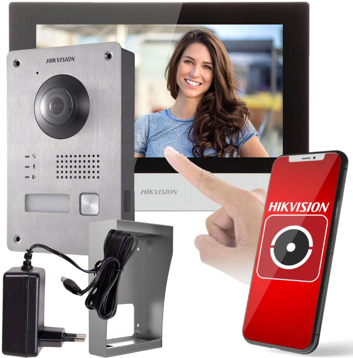 Hikvision DS-KIS703Y-P Kit de vidéophone IP numérique a deux fils – Image 2