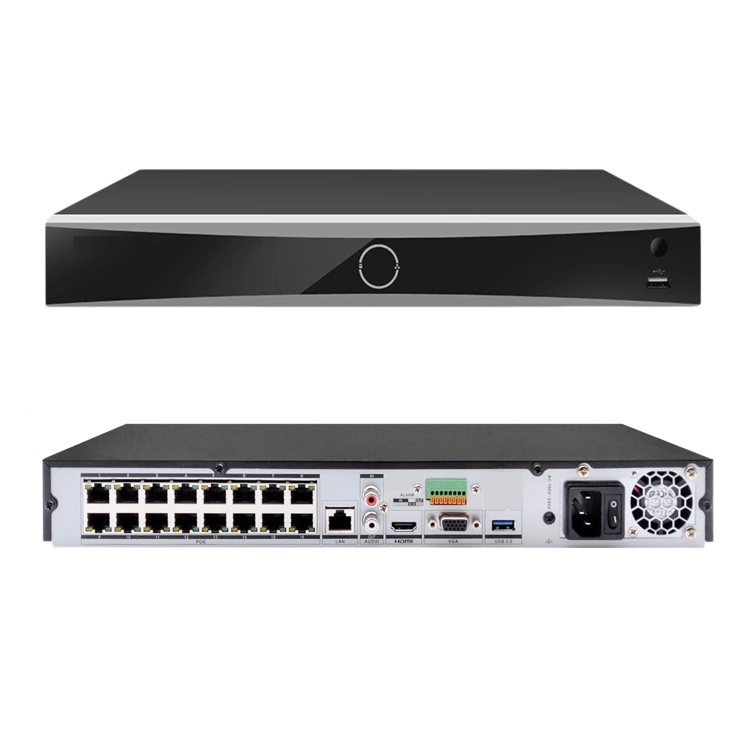 Hikvision DS-7616NXI-I2/S(E) 16-ch 1U AcuSense 4K NVR