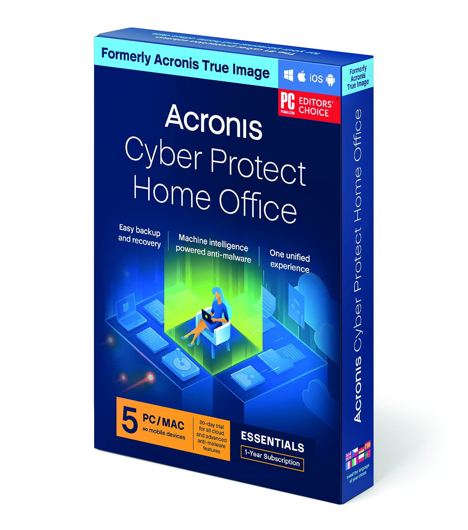 Acronis True Image Essential 1-PC/MAC 1 year