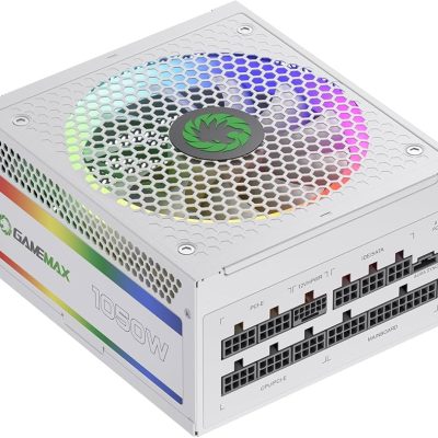 ALIMENTATION GameMAX ATX RGB-1050 PRO Modulaire Blanc
