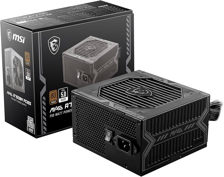ALIMENTATION MSI ATX 750W 80+ Bronze MAG A750BN