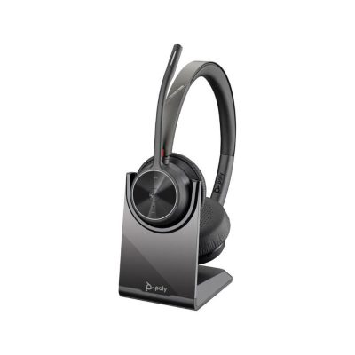 Poly Voyager 4320 USB-C Headset +BT700 dongle +Charging Stand