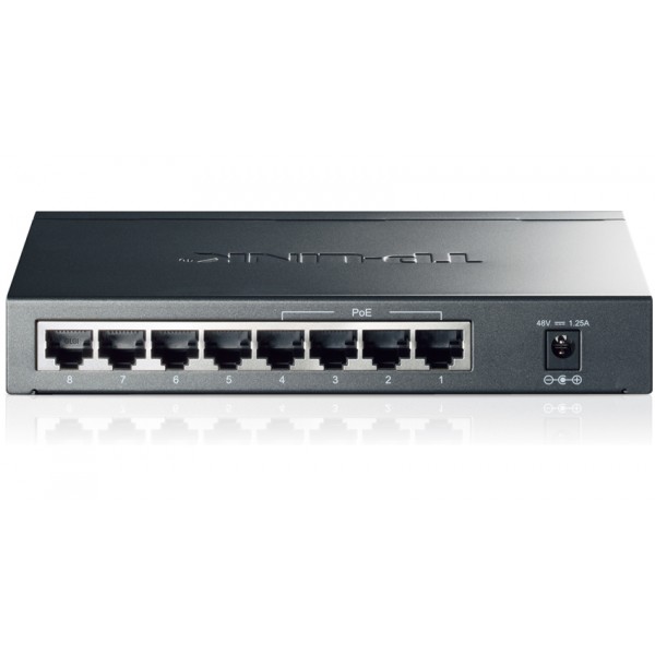 TP-LINK TL-SG1008P * SWITCH 8 ports GbLAN dont 4xPoE (64W)