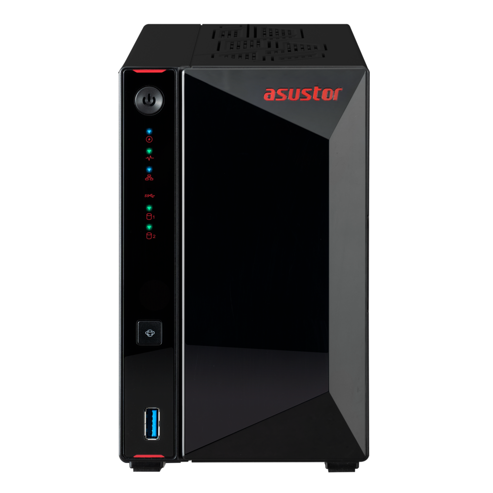 Serveur NAS Asustor Nimbustor 2 Gen2 AS-5402T - 2 baies(Noir)
