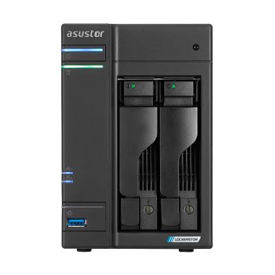 Serveur NAS Asustor Lockerstor 2 Gen2 AS-6702T - 2 baies (Noir)