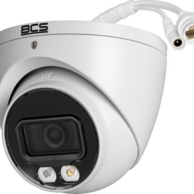 BCS BCS-L-EIP14FCR3L3-Ai1 Caméra dôme IP 4MP avec technologie NightColor et microphone