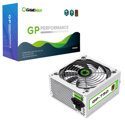 ALIMENTATION GameMAX GP-750 Performance 80+ Bronze ATX 14cm Blanc