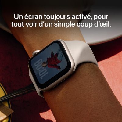 Apple Watch SE 3 (GPS) 40MM aluminium minuit - bande sport M/L (EUR)