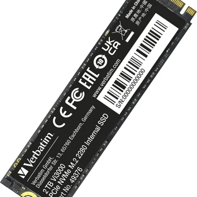 Disque SSD Verbatim Vi3000 512Go – NVMe M.2 Type 2280