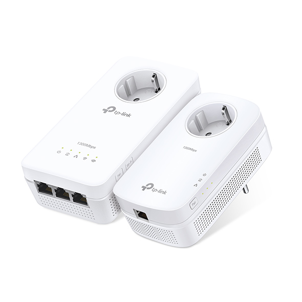 Pack 2 adaptateurs CPL 1000 Mbits avec prise - 1 x Réseau (RJ-45) – Image 3