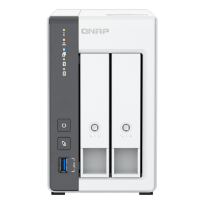 Serveur NAS Qnap TS-216G - 2 baies (Blanc)