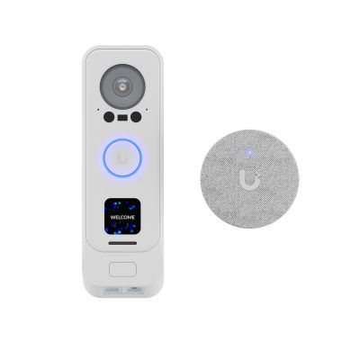 Ubiquiti UVC-G4 Doorbell Pro PoE Kit Béquiti Sonnette PoE a double caméra et carillon PoE
