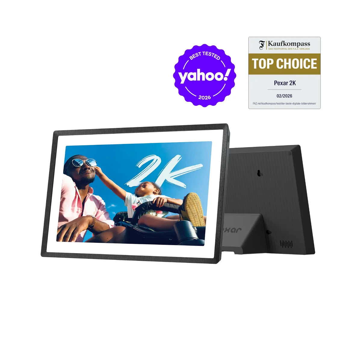 Cadre photo Numérique Lexar Pexar PX-110 11″ tactile (Noir) – Image 2
