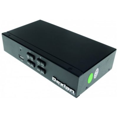 DEXLAN SWITCH KVM 4 PORTS HDMI/USB 4K +CABLES * 061093
