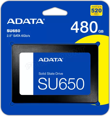 Disque SSD Adata Ultimate SU650 480Go – S-ATA 2,5″